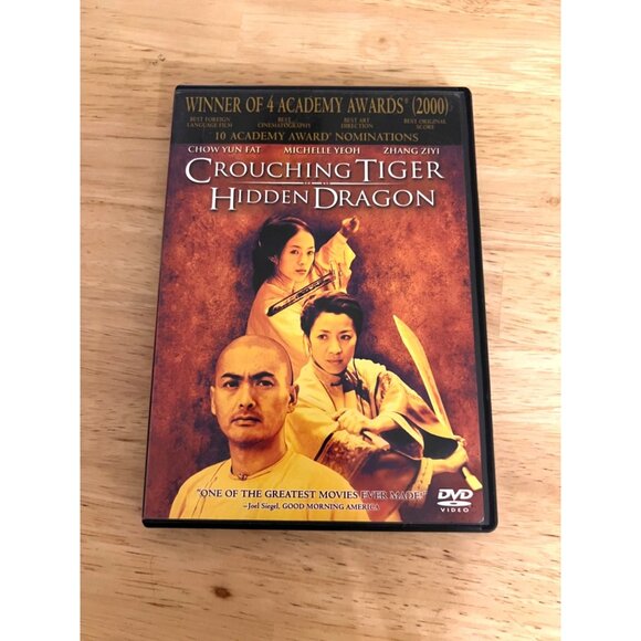 Crouching Tiger Hidden Dragon 2000 DVD Martial Arts Chow Yun Fat Pre-Owned - Picture 1 of 4